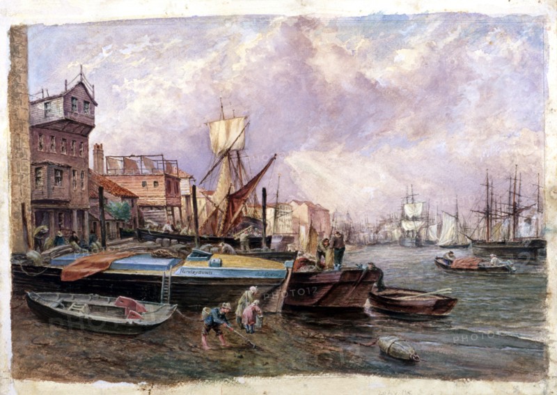 Horsleydown, Bermondsey, London, c1850. Artist: JJ Crew