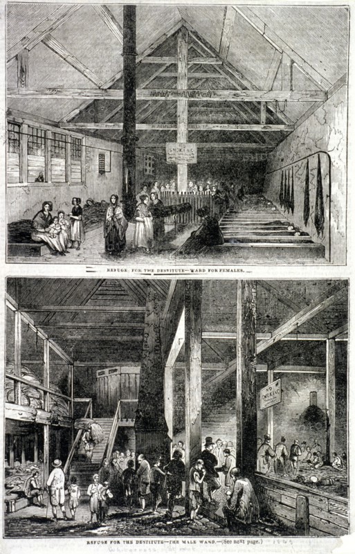 The Whitecross Street Prison for debtors, London, 1843. Artist: Anon