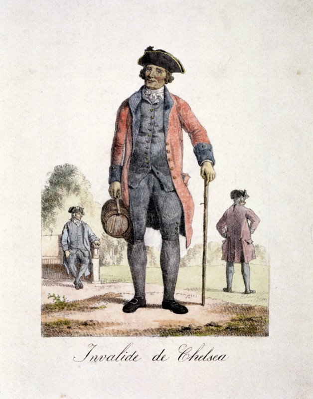 A Chelsea Pensioner , Chelsea, London, c1830. Artist: Anon