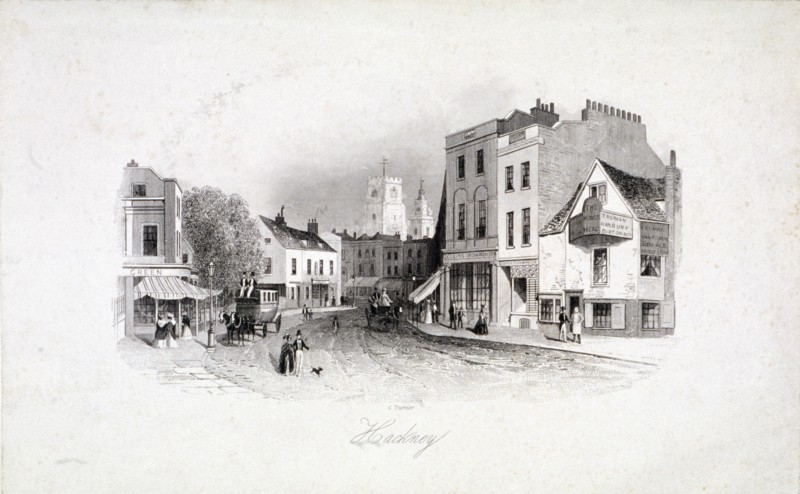 View of Mare Street, Hackney, London, c1860. Artist: Anon