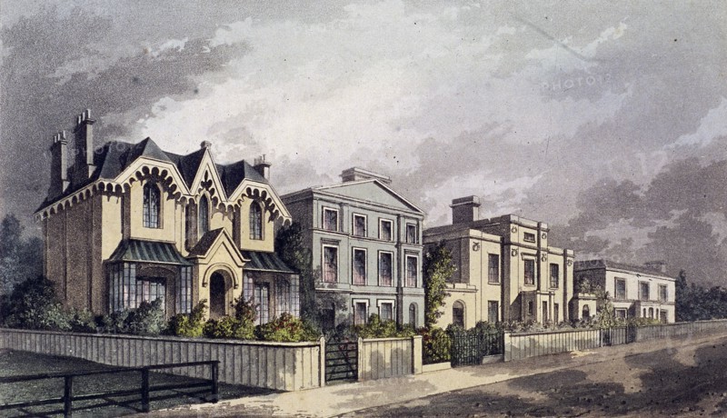 Herne Hill, Camberwell, London, 1825. Artist: Anon