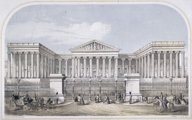 British Museum, Holborn, London, 1853. Artist: Augustus Butler