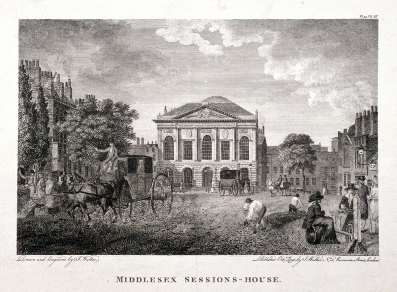 Clerkenwell Green, Finsbury, London, 1796. Artist: James Walker