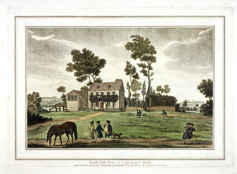 Copenhagen House,Copenhagen Fields, Islington, London, 1783. Artist: Anon