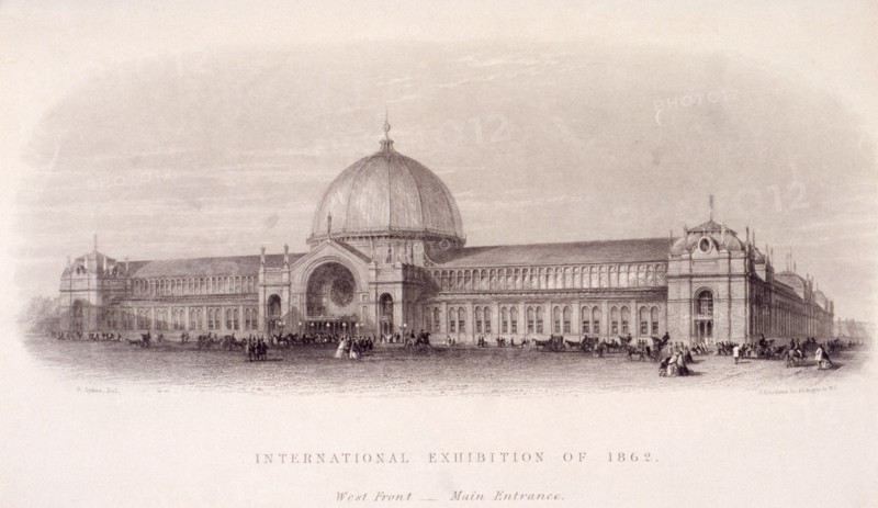 Cromwell Road, Kensington, London, 1862. Artist: John Le Keux