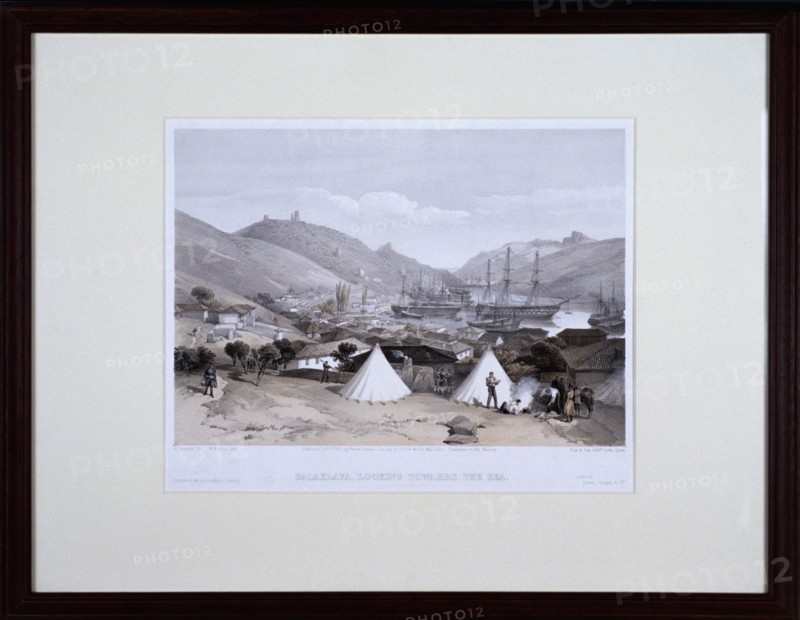 'Balaklava Looking Towards the Sea', 1855. Artist: W Walton