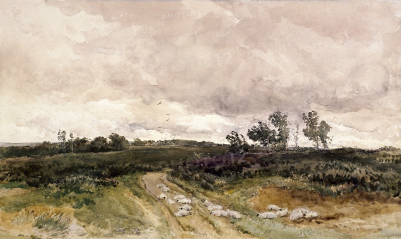 'Moorland Scene', 1878. Artist: Thomas Collier