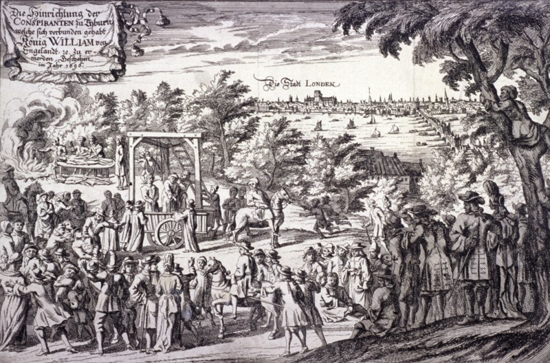 Tyburn, Paddington, London, 1696. Artist: Anon