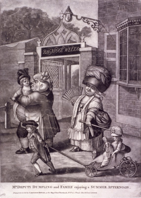 Bagnigge Wells, St Pancras, London, c1780. Artist: Anon