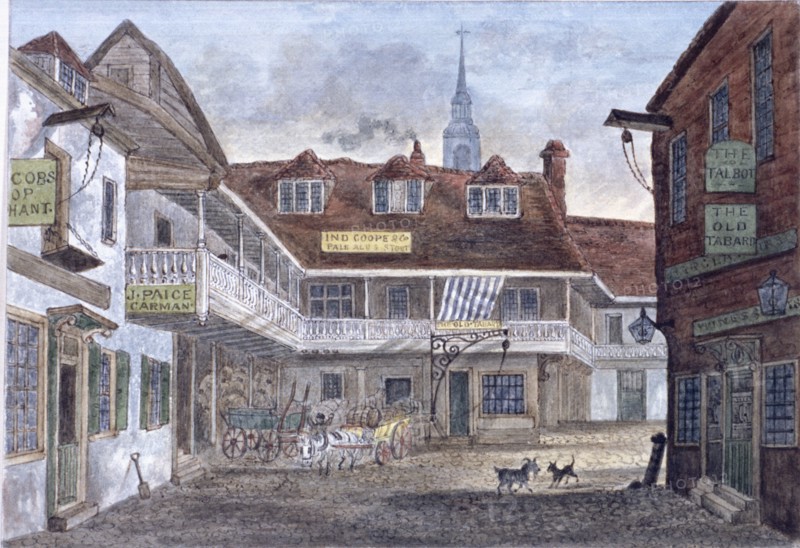 Borough High Street, Southwark, London, c1880. Artist: Anon