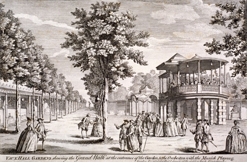 Vauxhall Gardens, Lambeth, London, c1751. Artist: Anon