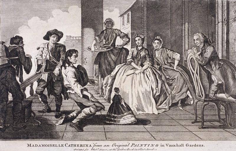 Vauxhall Gardens, Lambeth, c1745. Artist: Anon