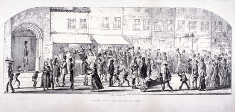 The Cut, Lambeth, London, c1850. Artist: Anon