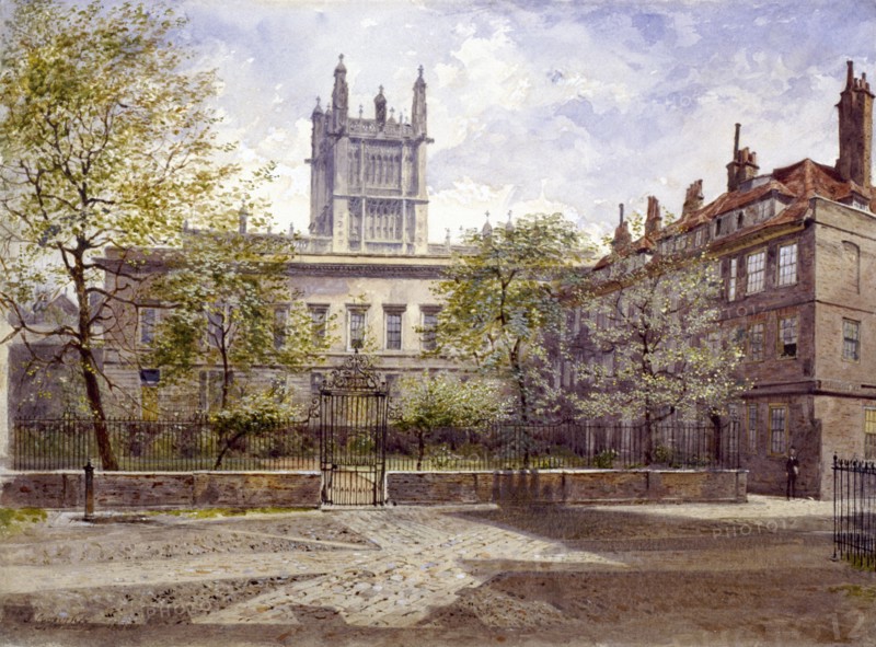 Clifford's Inn, London, 1880. Artist: John Crowther