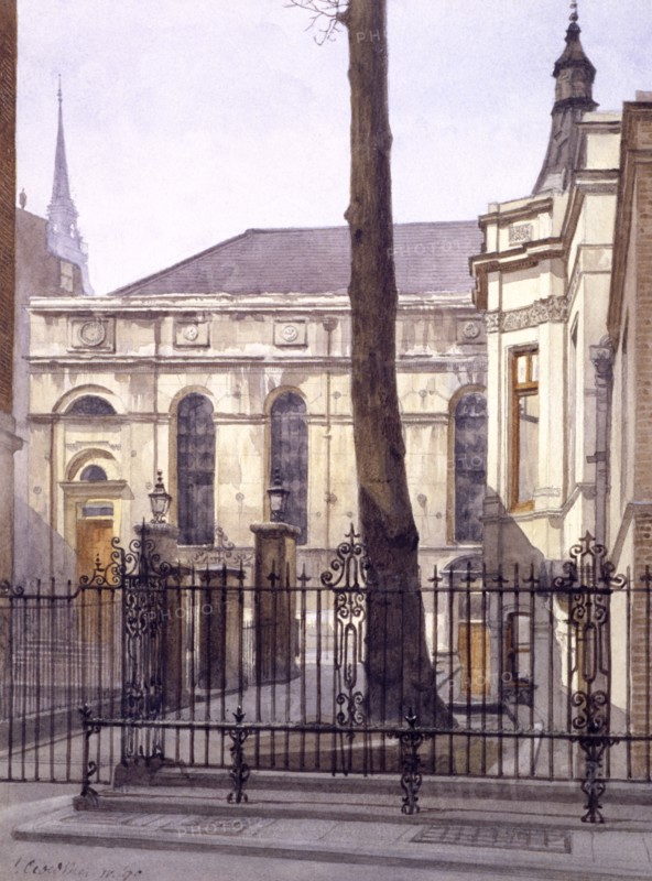 Stationers' Hall, London, 1890. Artist: John Crowther