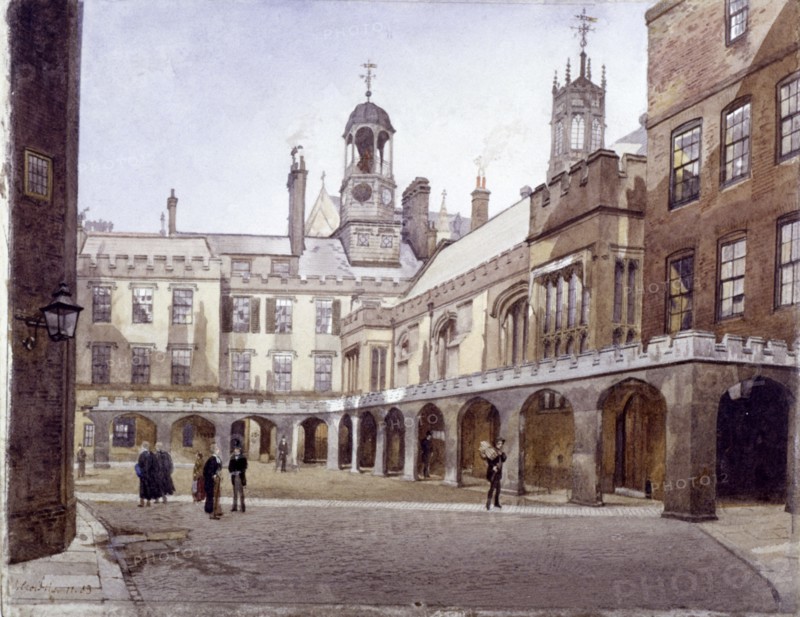 Lincoln's Inn Old Hall, London, 1889. Artist: John Crowther
