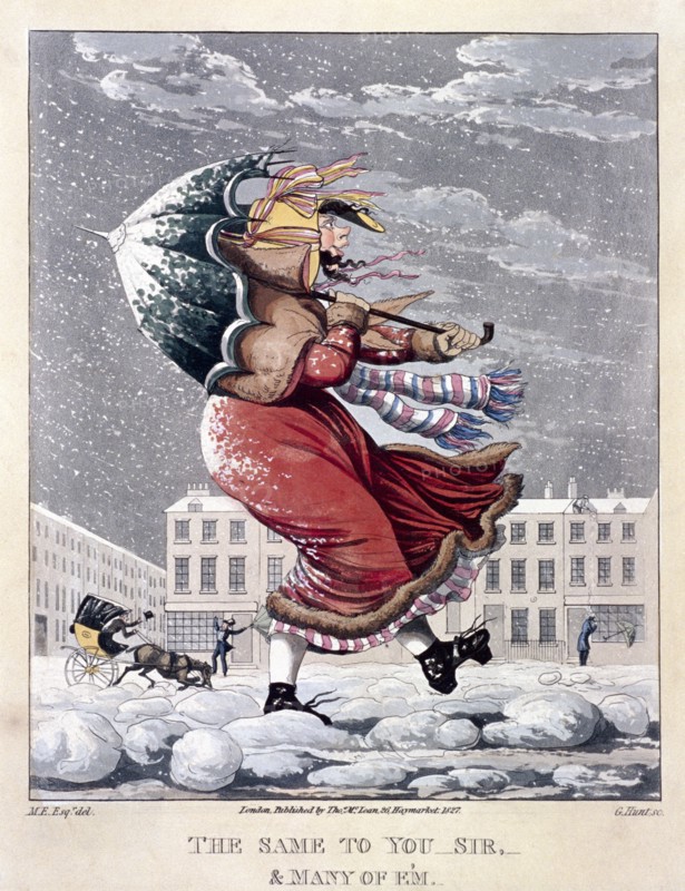 'The same to you sir, and many of 'em', 1827. Artist: George Hunt