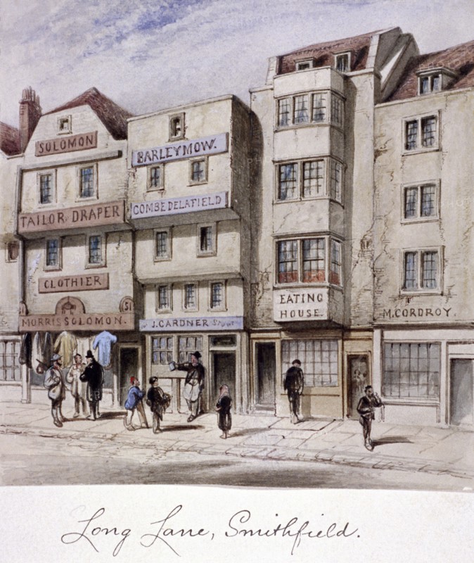 Long Lane, Smithfield, London, c1844. Artist: Anon