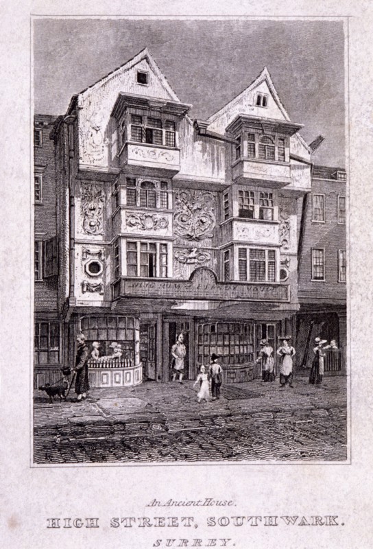 Borough High Street, Southwark, London, c1820. Artist: Anon