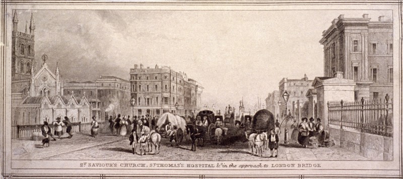 Borough High Street, Southwark, London, c1835. Artist: Anon