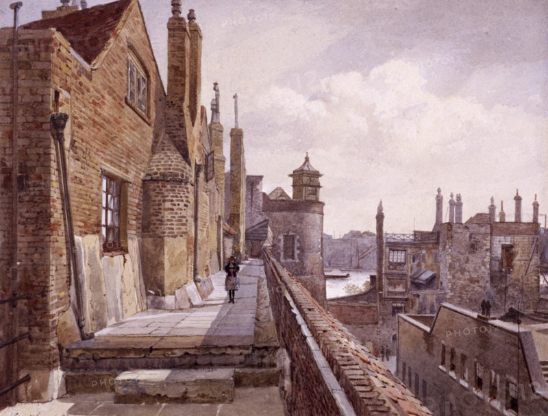 Tower of London, London, 1883. Artist: John Crowther