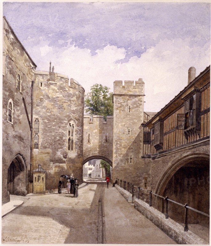 Tower of London, London, 1883. Artist: John Crowther