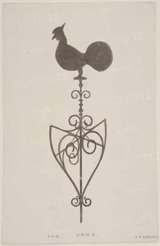 Weather vane from St Stephen, Coleman Street, London, c1850. Artist: JS Gardener