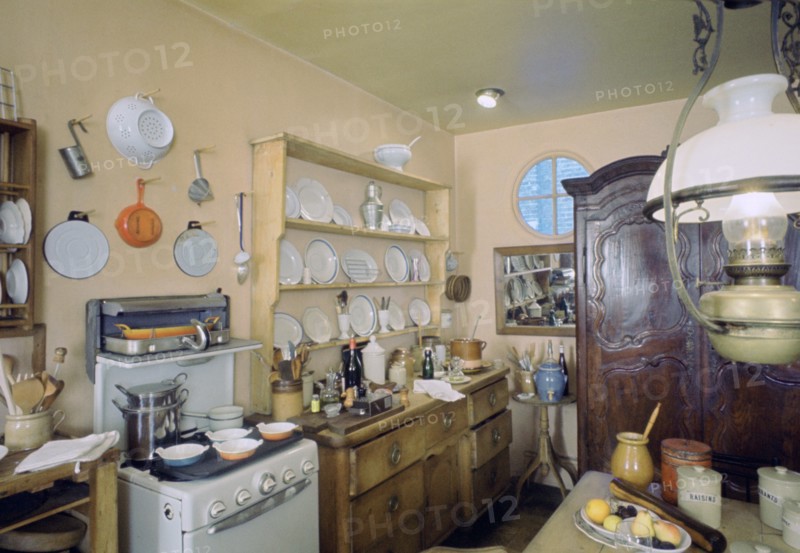 Elizabeth David's kitchen, 1965.  Artist: Tony Evans