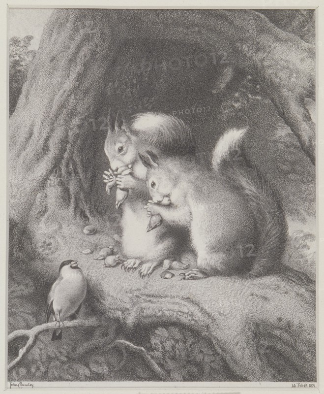 Piper and a Pair of Nutcrackers. 1871. Artist: John Chumley