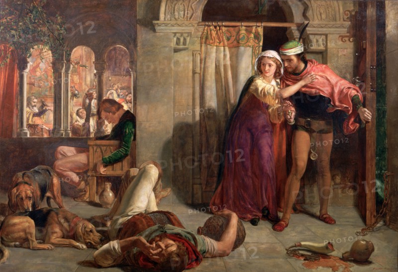 'The Eve of St Agnes', 1848. Artist: William Holman Hunt