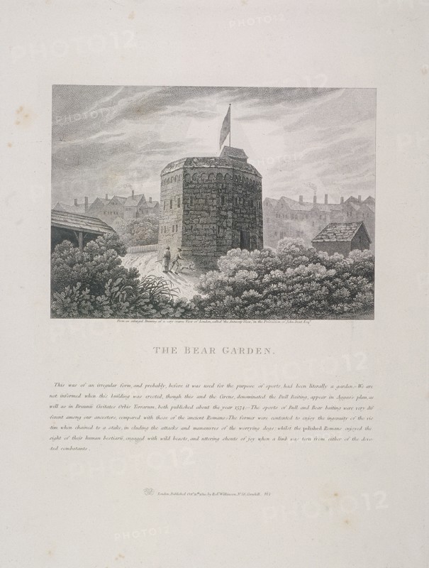 The Bear Garden, Southwark, London, c1600. Artist: Anon