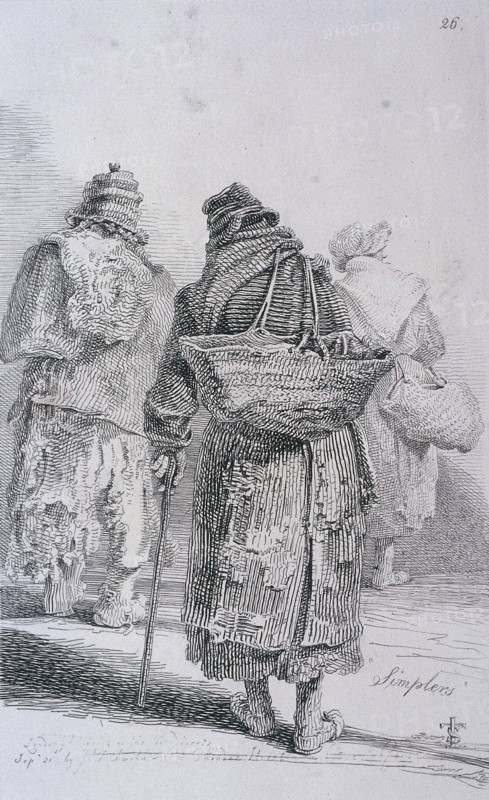 'Simplers', Cries of London, (c1819?). Artist: John Thomas Smith