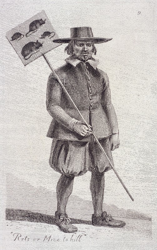 'Rats or Mice to kill', 1646, from Cries of London, (c1819?). Artist: John Thomas Smith