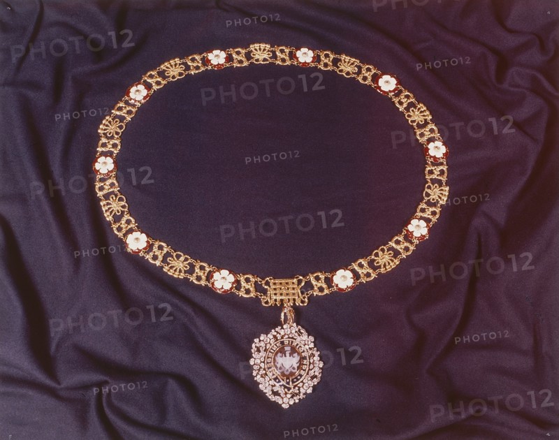 View of the jewelled collar worn by the Lord Mayor of London, c1978. Artist: Anon
