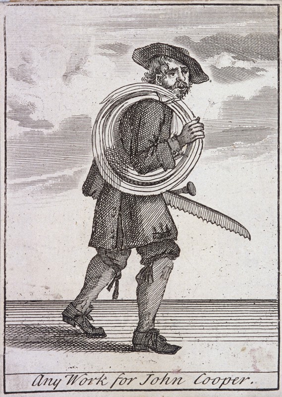 'Any Work for John Cooper', Cries of London, (c1688?). Artist: Anon