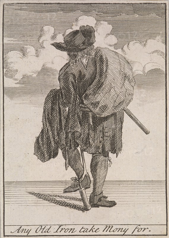'Any Old Iron take Mony for', Cries of London, (c1688?). Artist: Anon