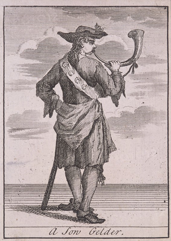 'A Son Gelder', Cries of London, (c1688?). Artist: Anon