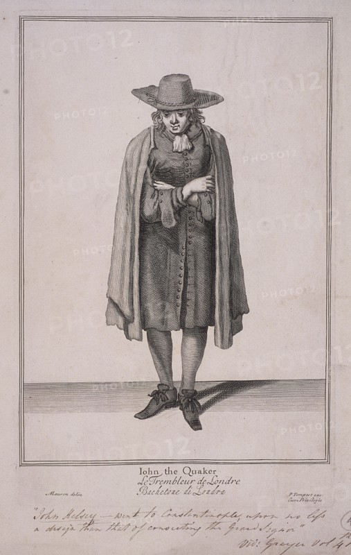 'John the Quaker', Cries of London, (c1688?). Artist: Anon