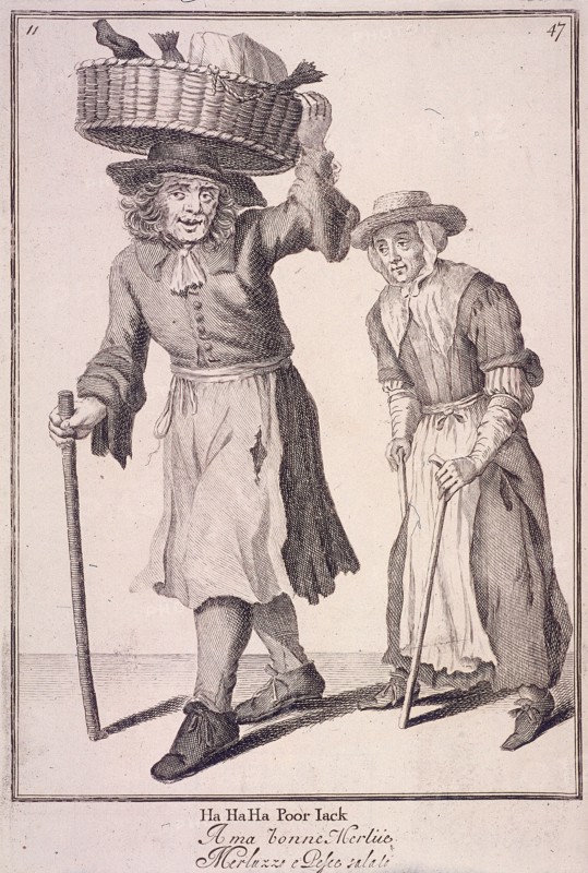 'Ha Ha Ha Poor Jack', Cries of London, (c1688?). Artist: Anon