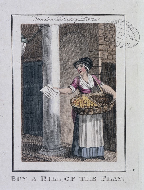 'A Bill of the Play', Cries of London, 1804. Artist: Anon