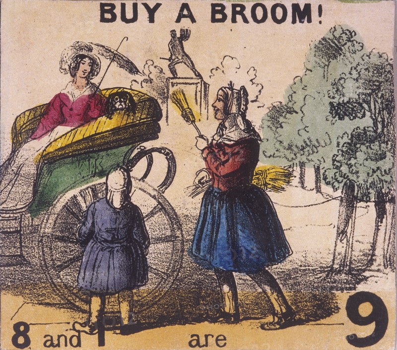 'Buy a Broom!', Cries of London, c1840. Artist: TH Jones
