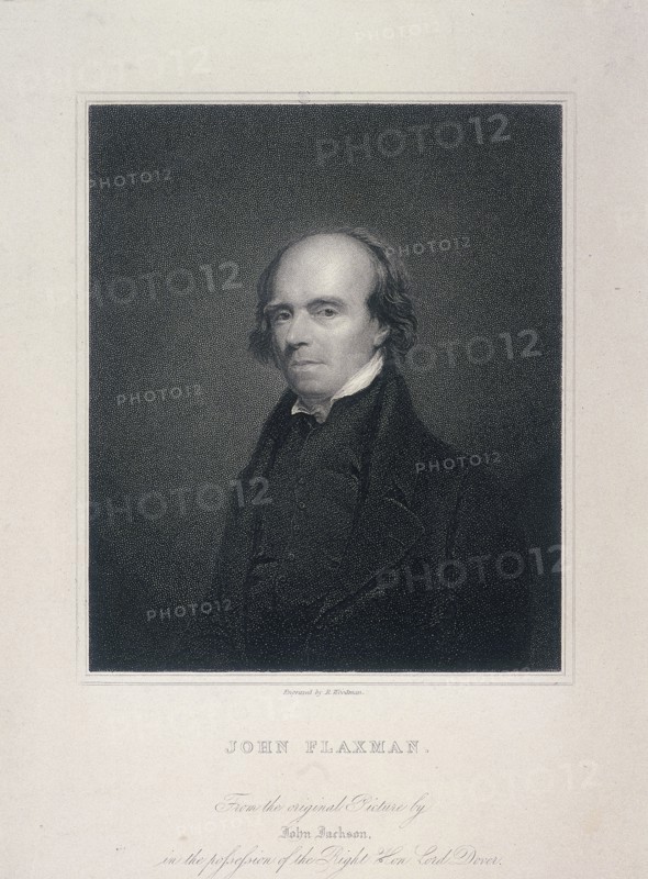 Portrait of John Flaxman, c1800. Artist: Richard Woodman