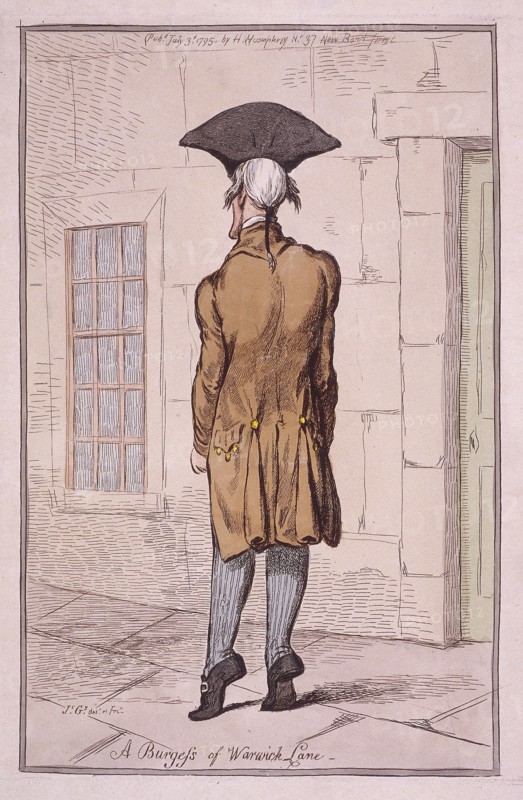 John Burges MD, 1795. Artist: James Gillray