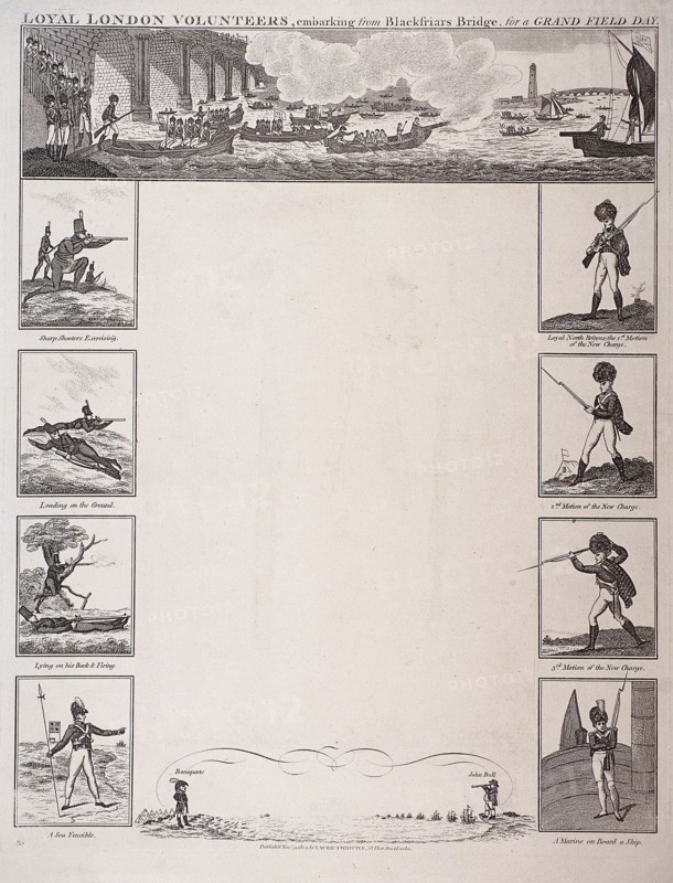Loyal London Volunteers, 1804. Artist: Anon