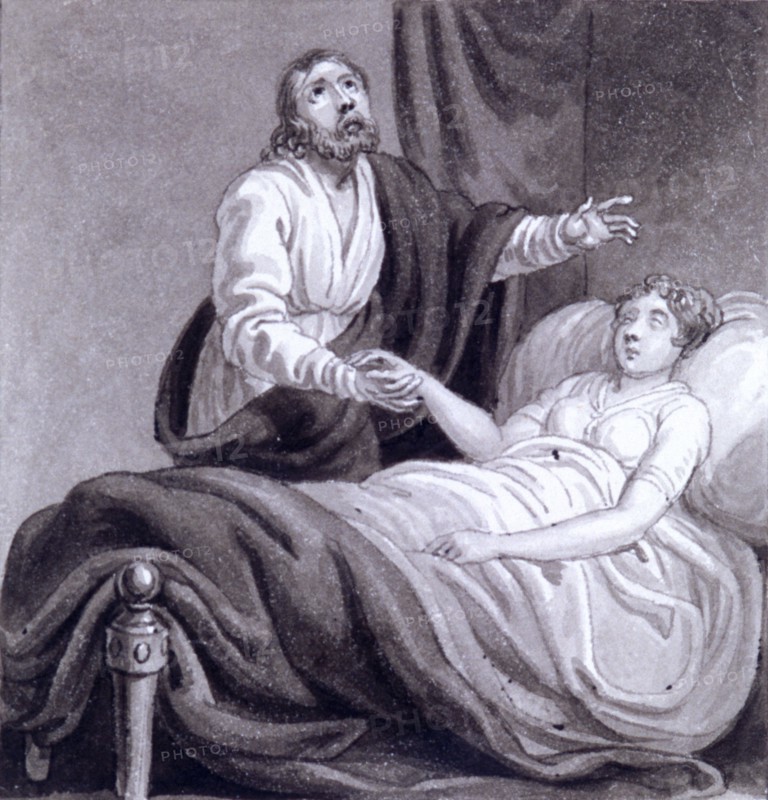 'The Raising of Jairus's Daughter', c1810-c1844. Artist: Henry Corbould