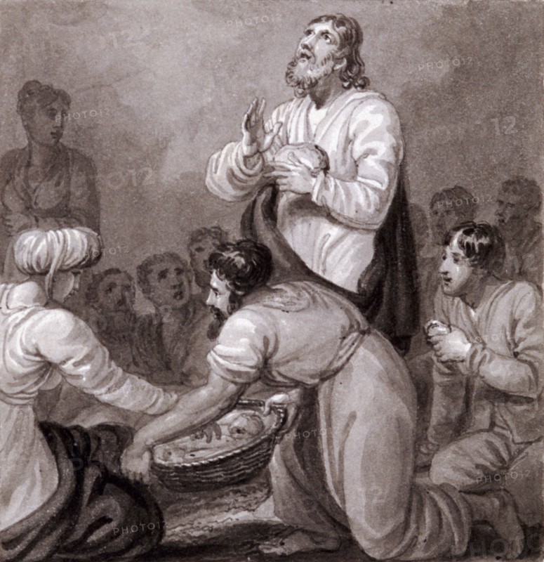 The Miracle of the Loaves and Fishes', c1810-c1844. Artist: Henry Corbould