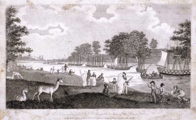 Hyde Park, London, 1814. Artist: Anon