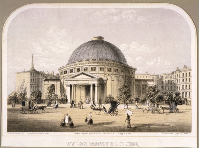 Wyld's Monster Globe', c1851. Artist: Robert S Groom