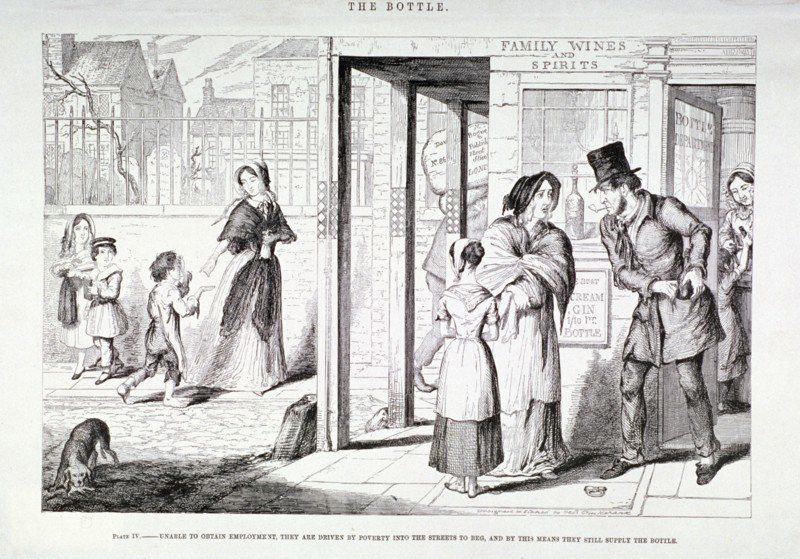 'The Bottle', 1847. Artist: George Cruikshank