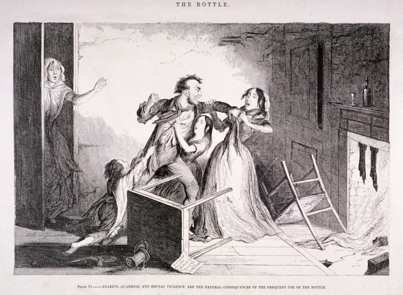 'The Bottle', 1847. Artist: George Cruikshank